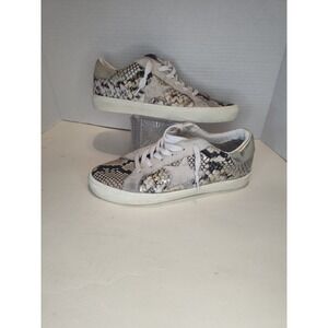Steve Madden Snakeskin Embossed Philosophy Sneakers Size-9m